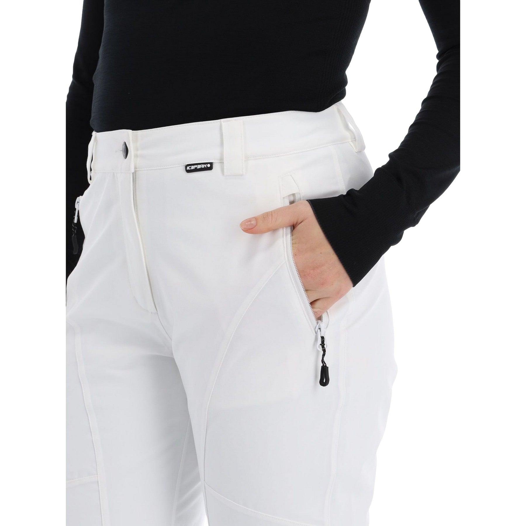 Skihose Icepeak Freyung Weiss Damen