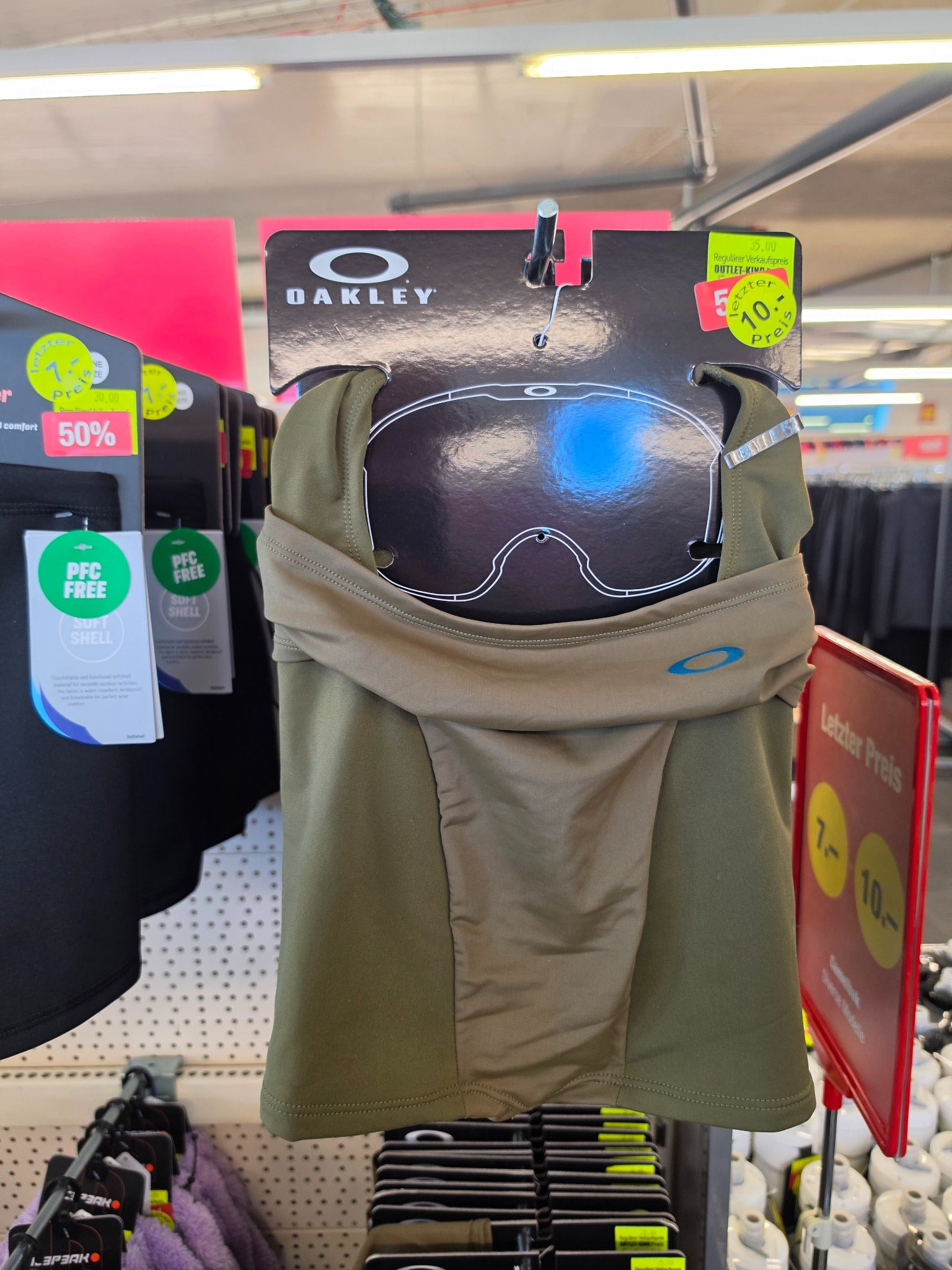 Oakley Backwoods Balaclava Army Green – Originalfoto Outlet King