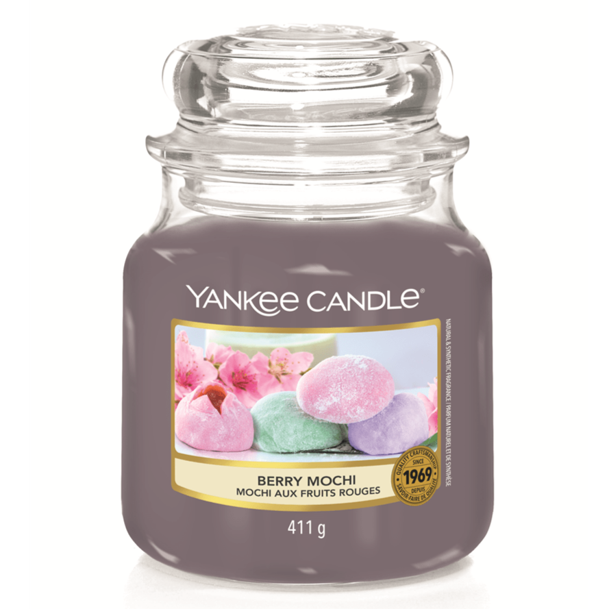 Yankee Candle Berry Mochi Duftkerze - mittel (411g)