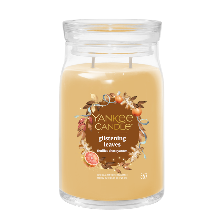 Yankee Candle Glistening Leaves – Large Jar