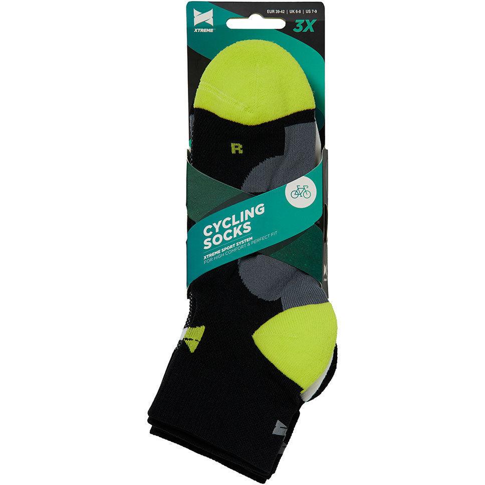 Socken Xtreme Cycling Ankle Socks 3-Pack Unisex im Outlet Sale