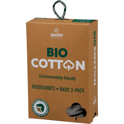 Apollo Unterhosen Bio Cotton Basic Boxershorts 2-Pack Herren im Outlet Sale