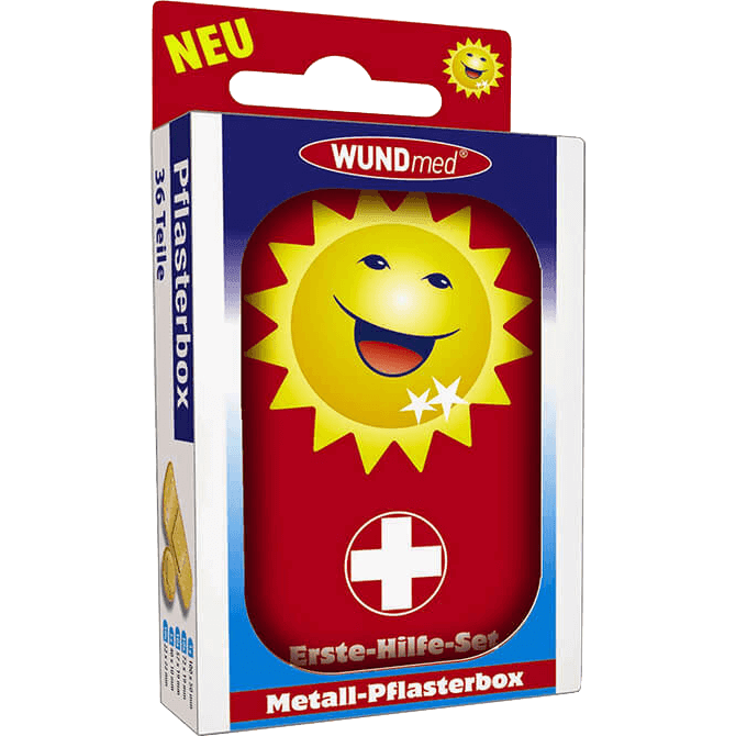 WUNDmed Gesundheit Pflaster-Metall-Box 36-tlg im Outlet Sale