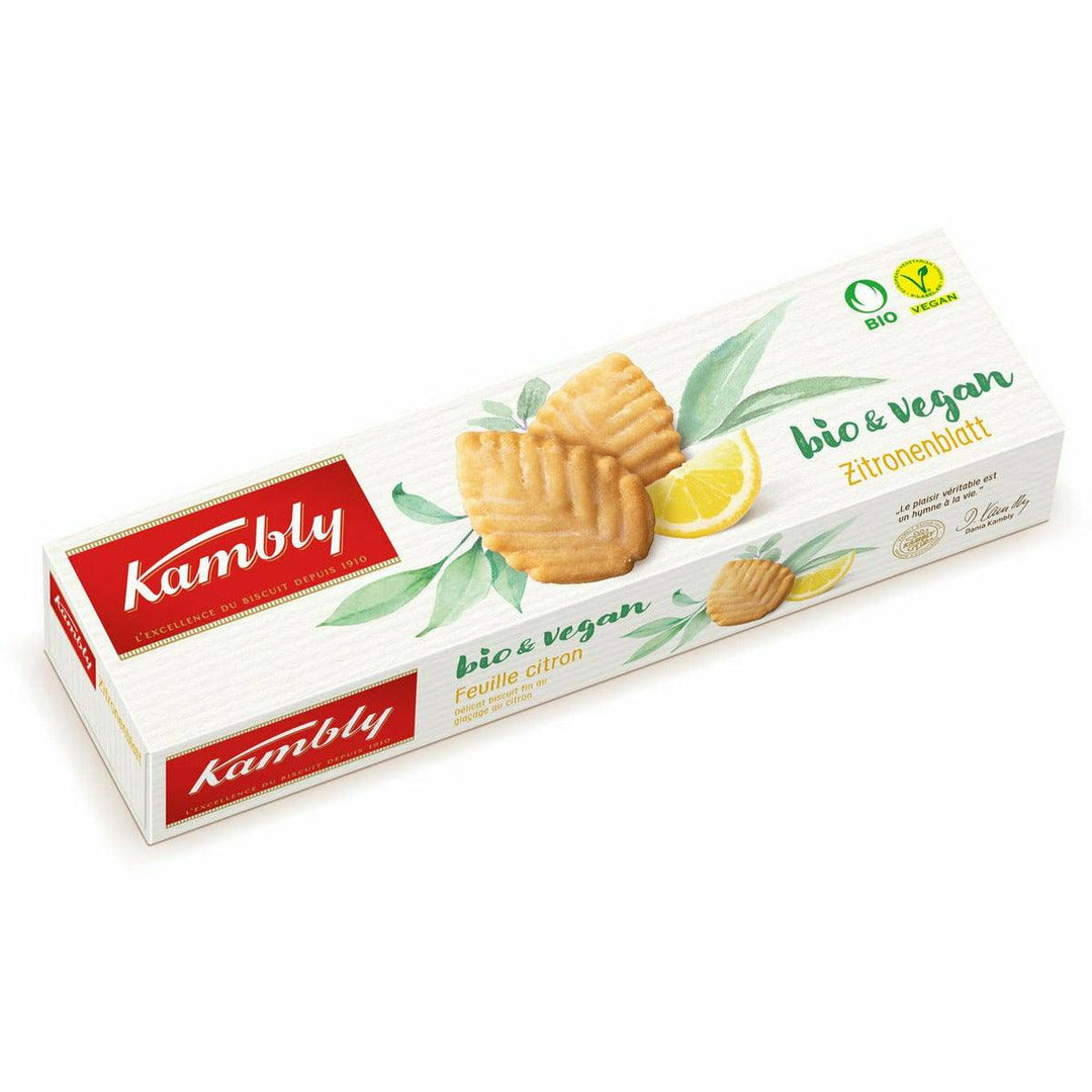Kambly Bio & Vegan Zitronenblatt 110g im Outlet Sale