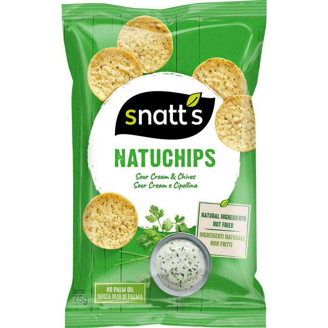 Snatt's Naturchips Sour Cream & Cipollina im Outlet Sale