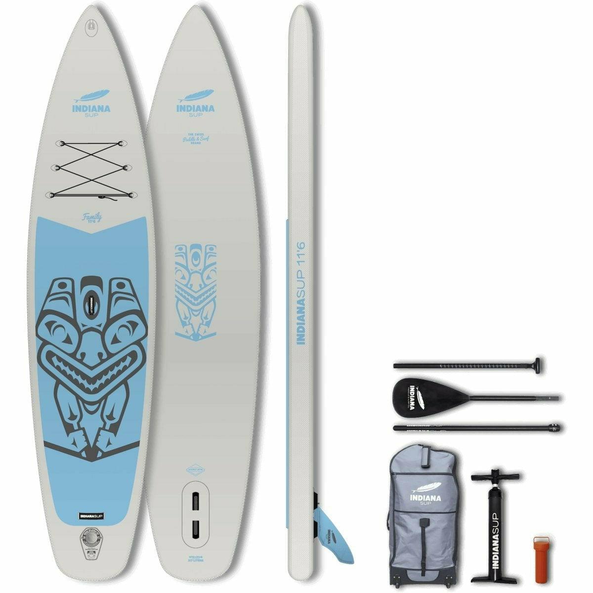 Indiana 11'6 - 12'0 Familypack mit Paddle im Outlet Sale