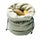 Kirschkernkartoffeltasche "Jute", beige