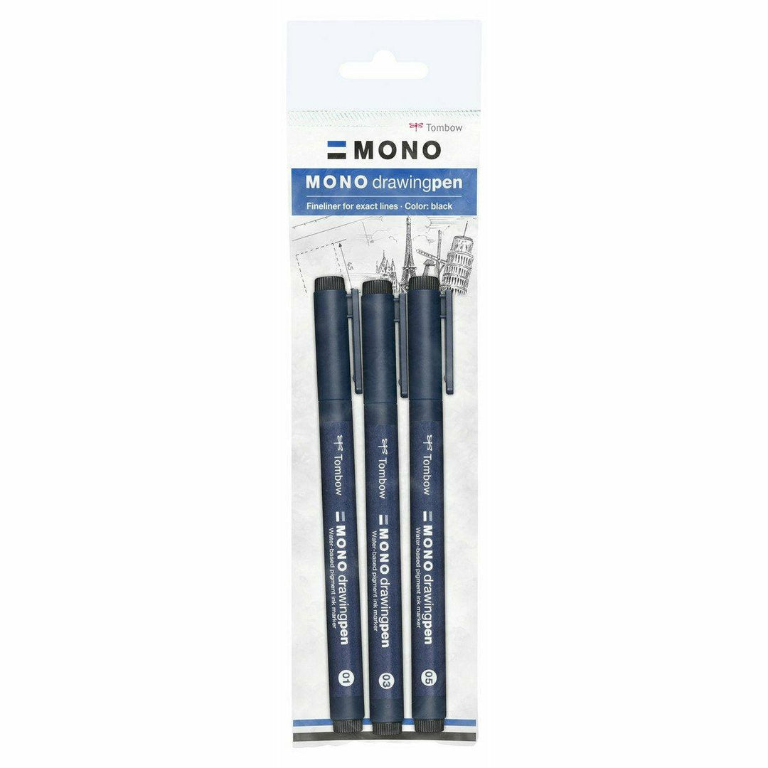 Tombow Mono drawing Pen Set 3x im Outlet Sale
