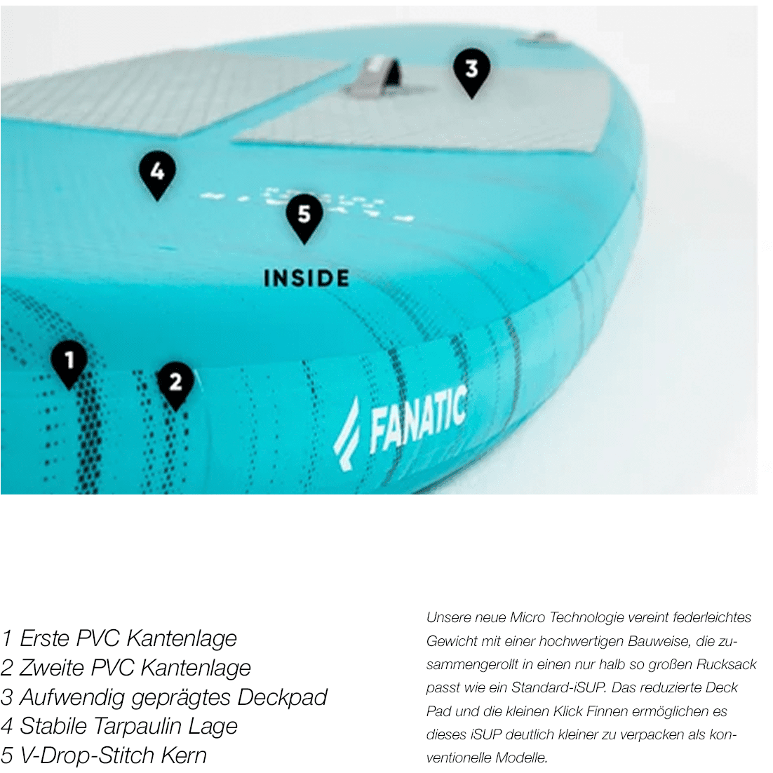 Fanatic SUP Fly Air Pocket im Outlet Sale
