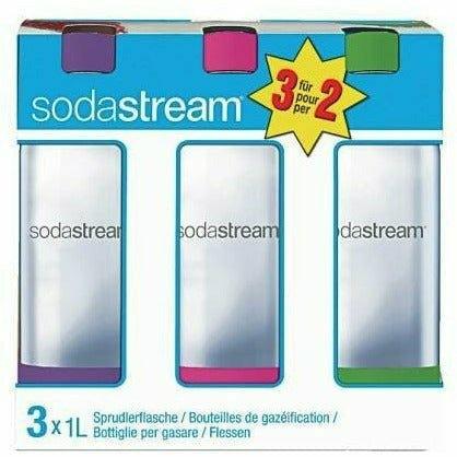 Sodastream Sprudlerflaschen 1l Triopack Sommer im Outlet Sale