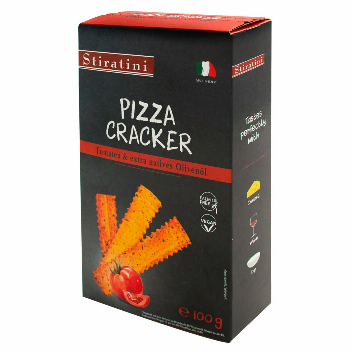 Stiratini Pizza Cracker Tomaten & Olivenöl 100g