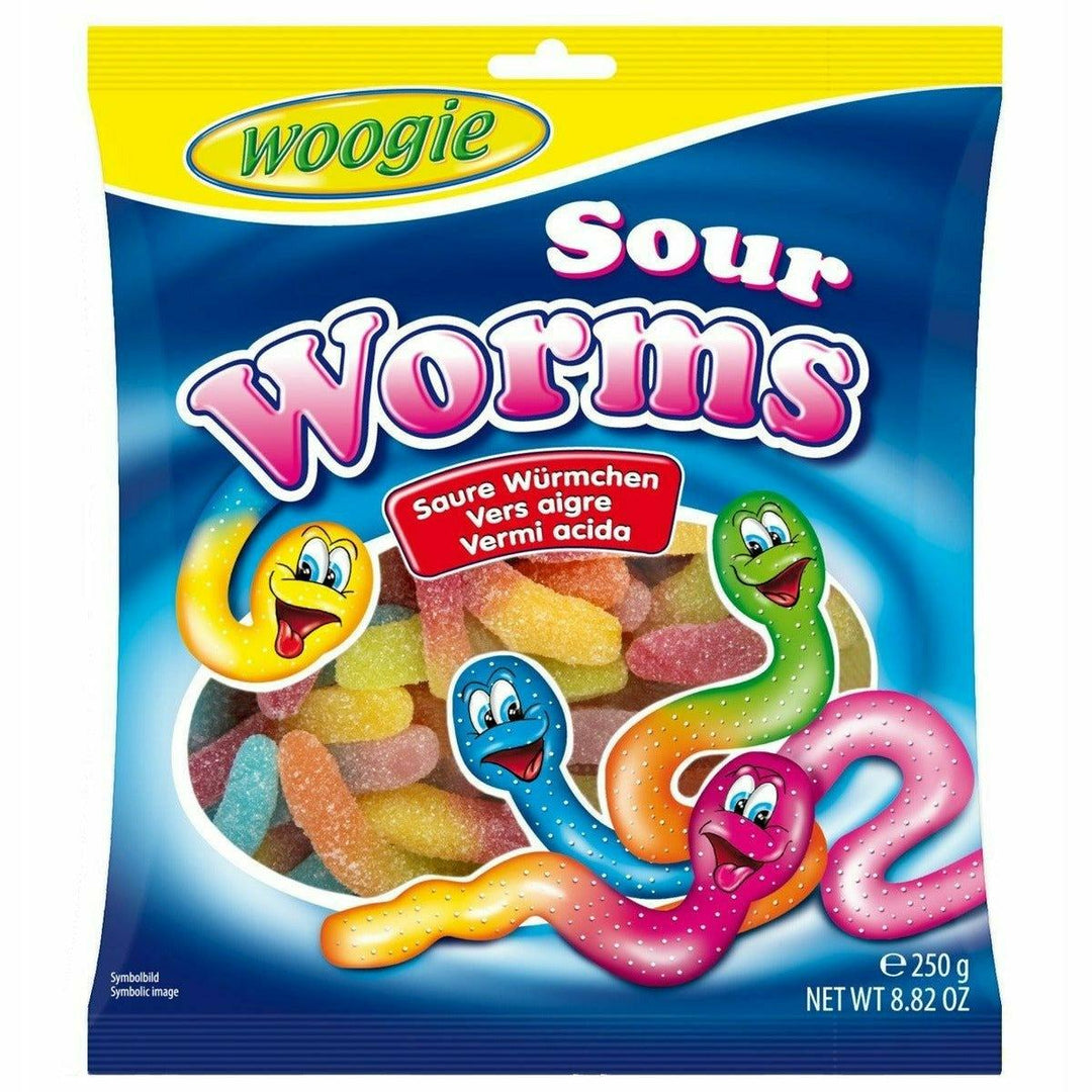 Woogie Saure Würmer 250g im Outlet Sale