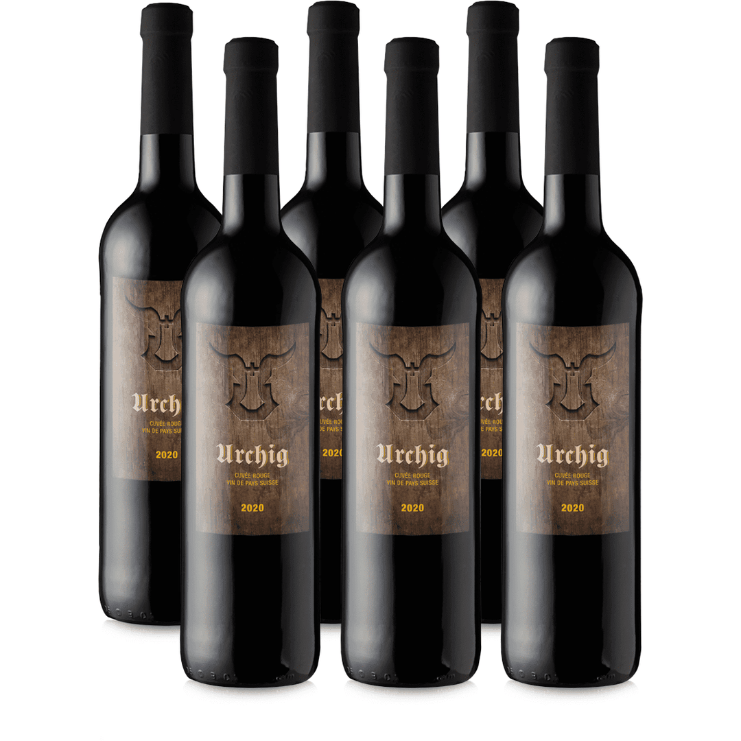 Urchig Rotwein Cuvée Rouge 2020 6x 0.75l im Outlet Sale