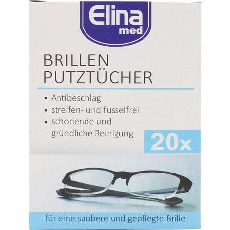 Brillenputztücher Elina 20er in Einzelsachets im Outlet Sale