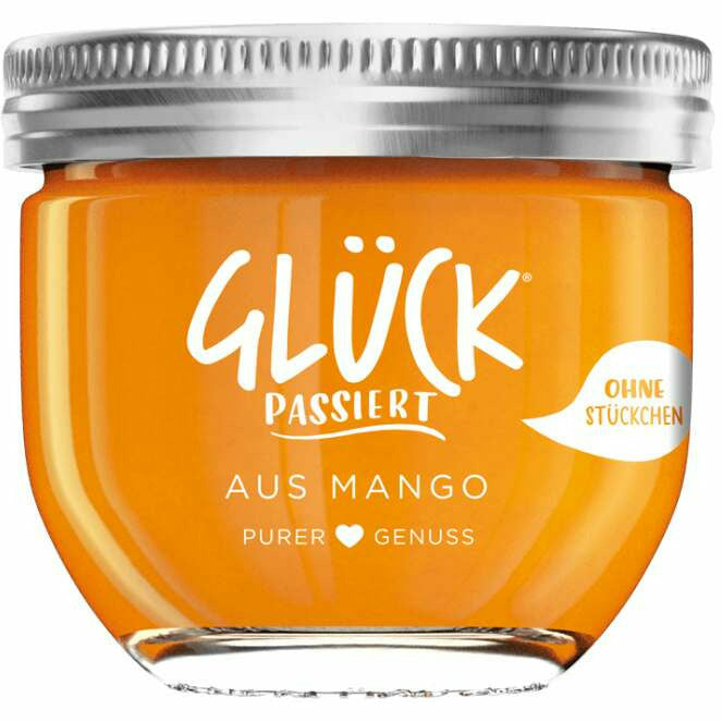 GLÜCK passiert Mango Konfitüre - 230g