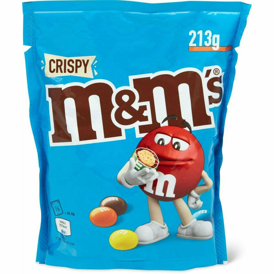 M&M's Crispy Stehbeutel 213g im Outlet Sale