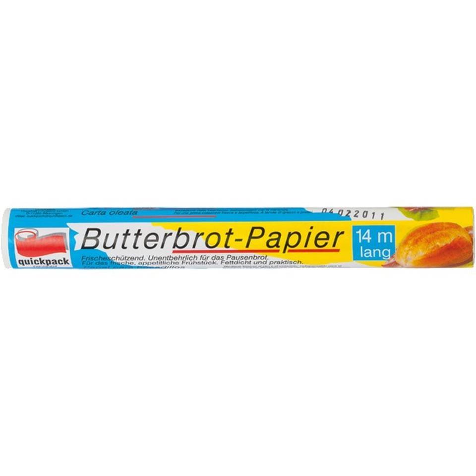 Butterbrot-Papier 25 cm breit, 14 m lang im Outlet Sale