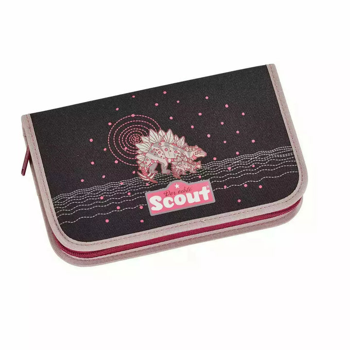 Scout Schüler-Etui Pink Dino, 23tlg im Outlet Sale