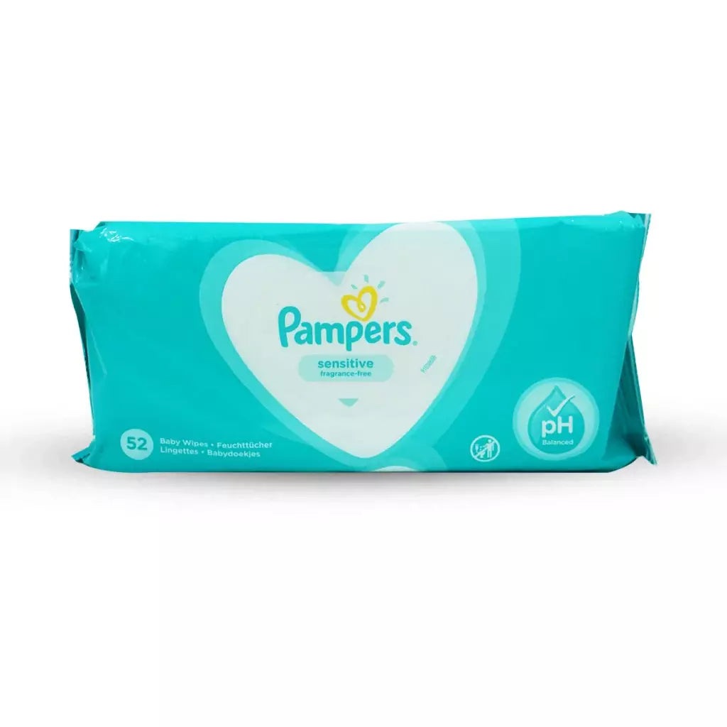 Pampers Feuchttücher Sensitive 52er im Outlet Sale